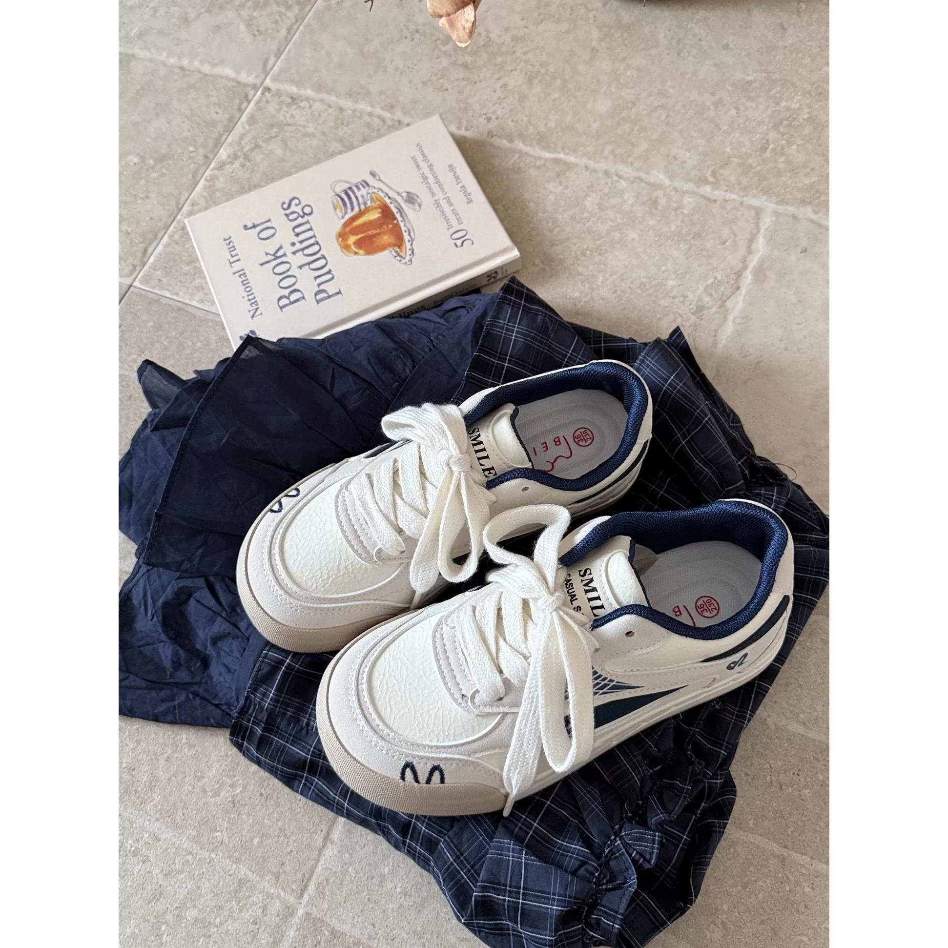 百搭板鞋女款2026新款秋季小众厚底阿甘鞋chic日常小白鞋德训鞋,女鞋,德训鞋,淘宝优惠券,粉丝福利购,淘宝优惠卷