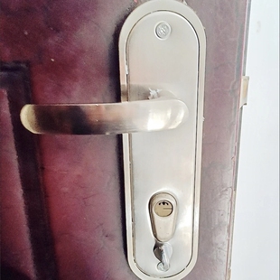 锌合金把手防盗门把手替换椭圆孔新9型不锈钢老式老九型新九拉手