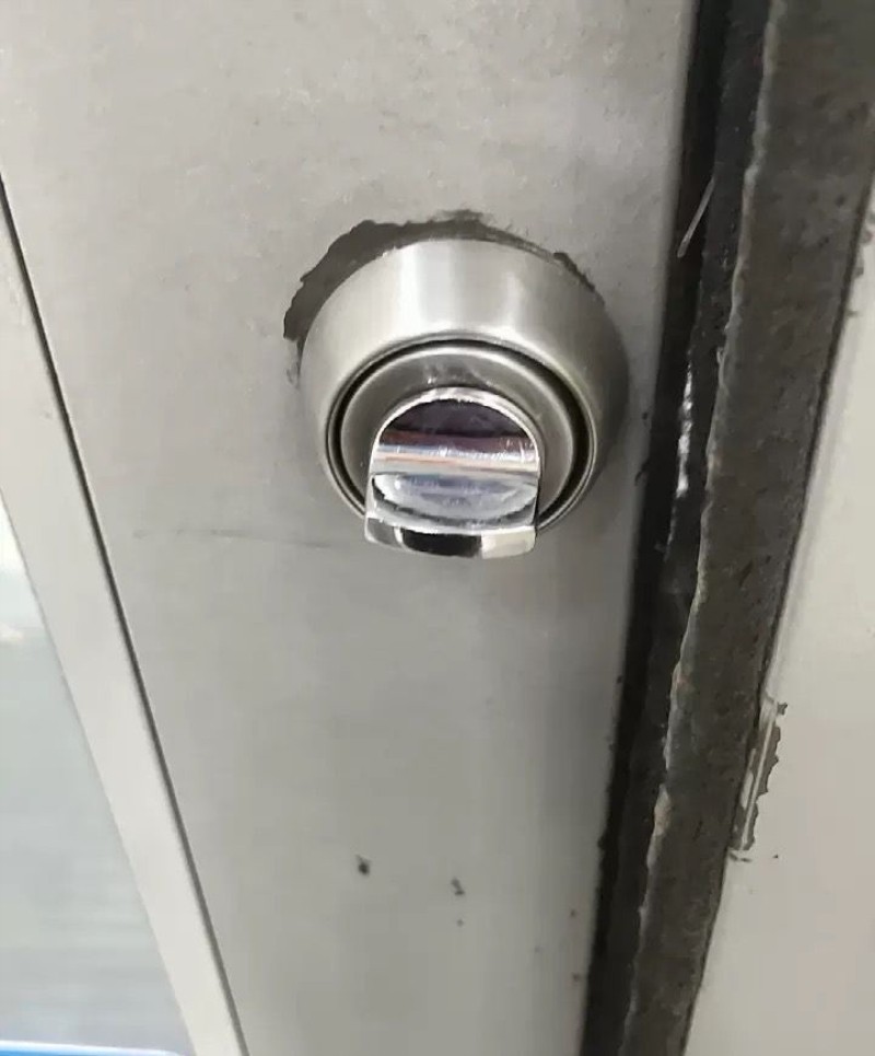 地弹门锁包框玻璃门地锁隐形暗装门锁双面锁肯德基门锁双锁头地锁