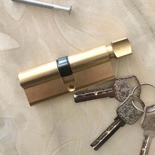 执手房门锁铜锁芯配件锁具大门室内锁通用型木门锁心大小70家用