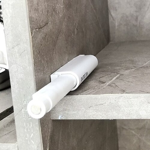 弹开簧合器免装自动回弹器碰珠门碰隐形门开门铝合金按压式按弹器