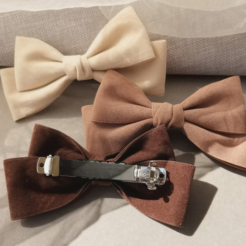 美拉德秋冬高级感发夹法式浪漫