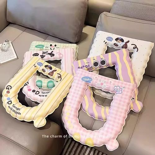 可爱卡通马桶垫春夏可擦洗马桶圈家用卫生间坐便器垫子四季马桶套