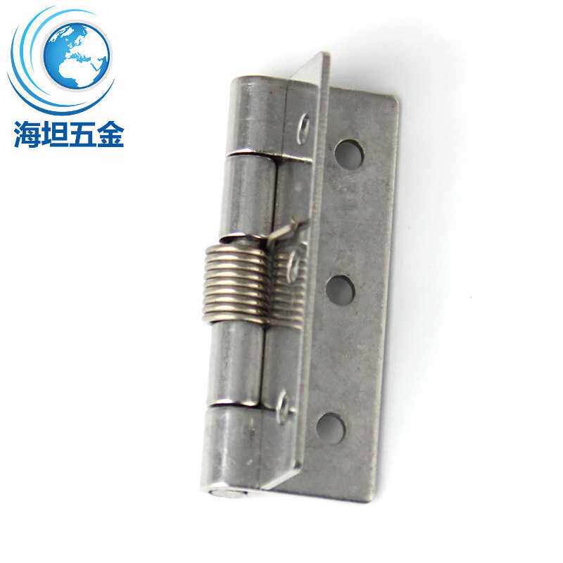 CL253-6弹簧铰链合页304不锈钢回弹承重自闭门烘箱门车厢合页