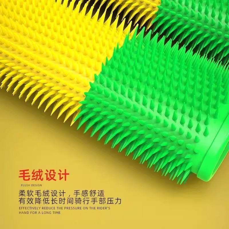 电动车长毛橡胶手把套摩托车把套防滑改装各种颜色款式
