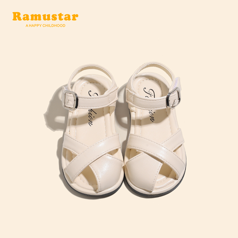 女宝凉鞋1一3岁洋气罗马鞋