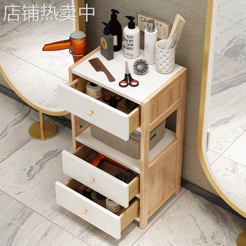 理发店工具柜发廊工具台美发店置物架美容院柜子小推车剪发柜