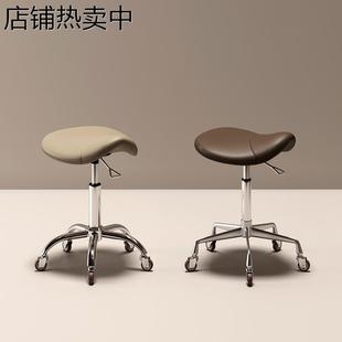 美容美发凳子滑轮旋转升降发型师大工凳美甲店理发店转椅发廊专用