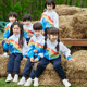 校服幼儿园园服合唱团七彩虹服装 小学生班服春秋款 儿童运动会套装