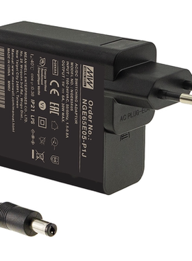 NGE65I/65U-P1J电源适配器65W 5/9/12/15/18/24/48V 壁挂可换插头