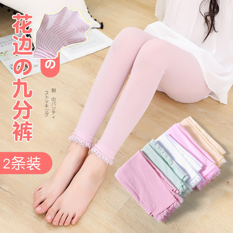 春夏小女孩不连脚3-11打底裤丝袜图片