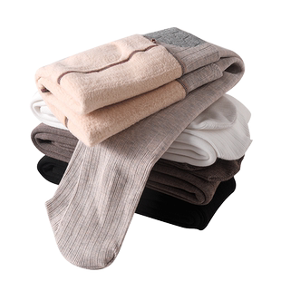 女童连裤袜羊绒白色裤袜儿童女打底裤秋冬款加绒加厚外穿连体袜