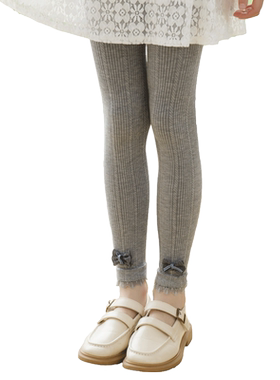 春秋薄款女宝宝白色外穿打底裤