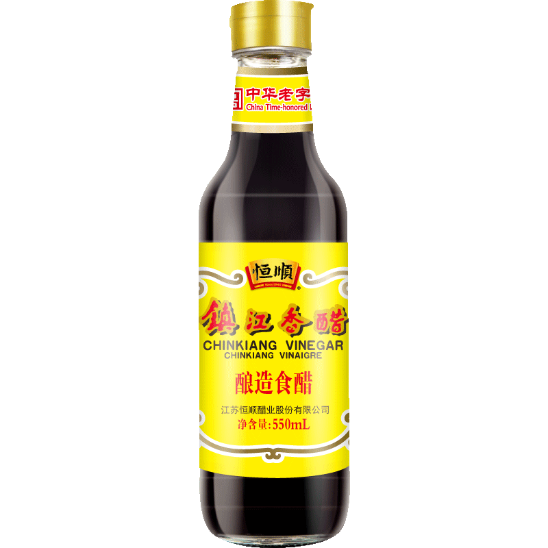 镇江恒顺香醋升级版550ml原金梅