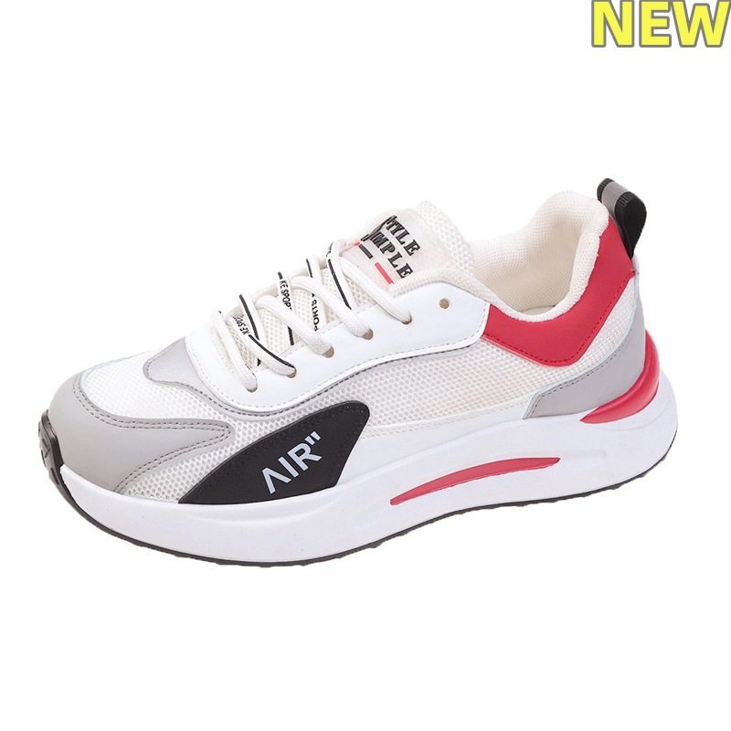 运动鞋女2025春季新款鞋男女情侣款休闲华夫老爹鞋百搭平底学生鞋