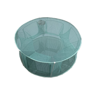 【加厚】新型加大号渔虾笼渔网折叠捕鱼笼子网笼鱼网神器抓笼地网