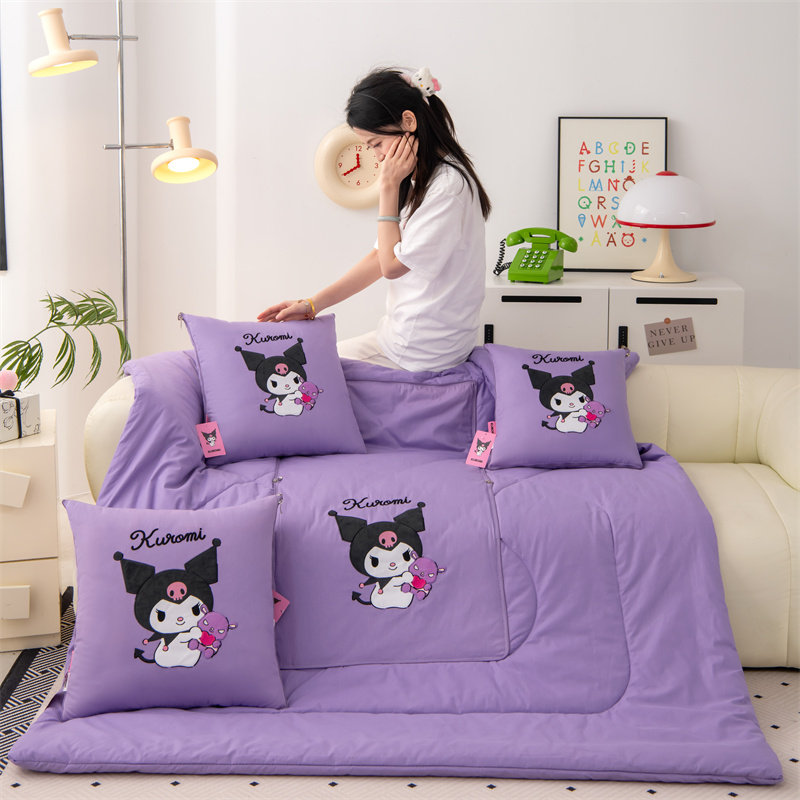 库洛米抱枕被全棉车载靠枕办公室午睡空调被易收纳抱枕被子二合一,居家布艺,抱枕被,淘宝优惠券,粉丝福利购,淘宝优惠卷