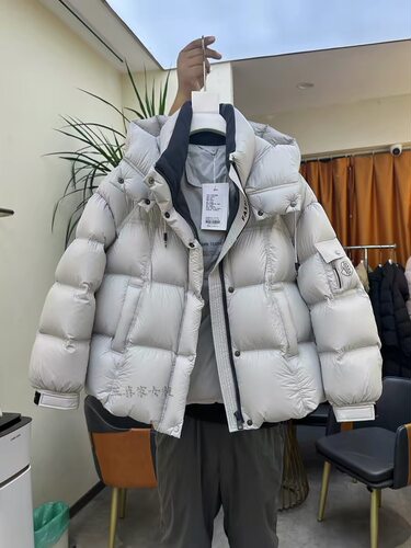灯芯绒领撞色休闲加厚90白鸭绒短款