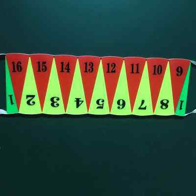 磁性十六等分圆面积演示器 教学仪器小学数学教具圆周率计算模型