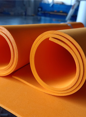 现货包邮 高弹EVA橙色泡棉板 垫刀模泡棉 橡胶刀版弹垫海绵回力胶