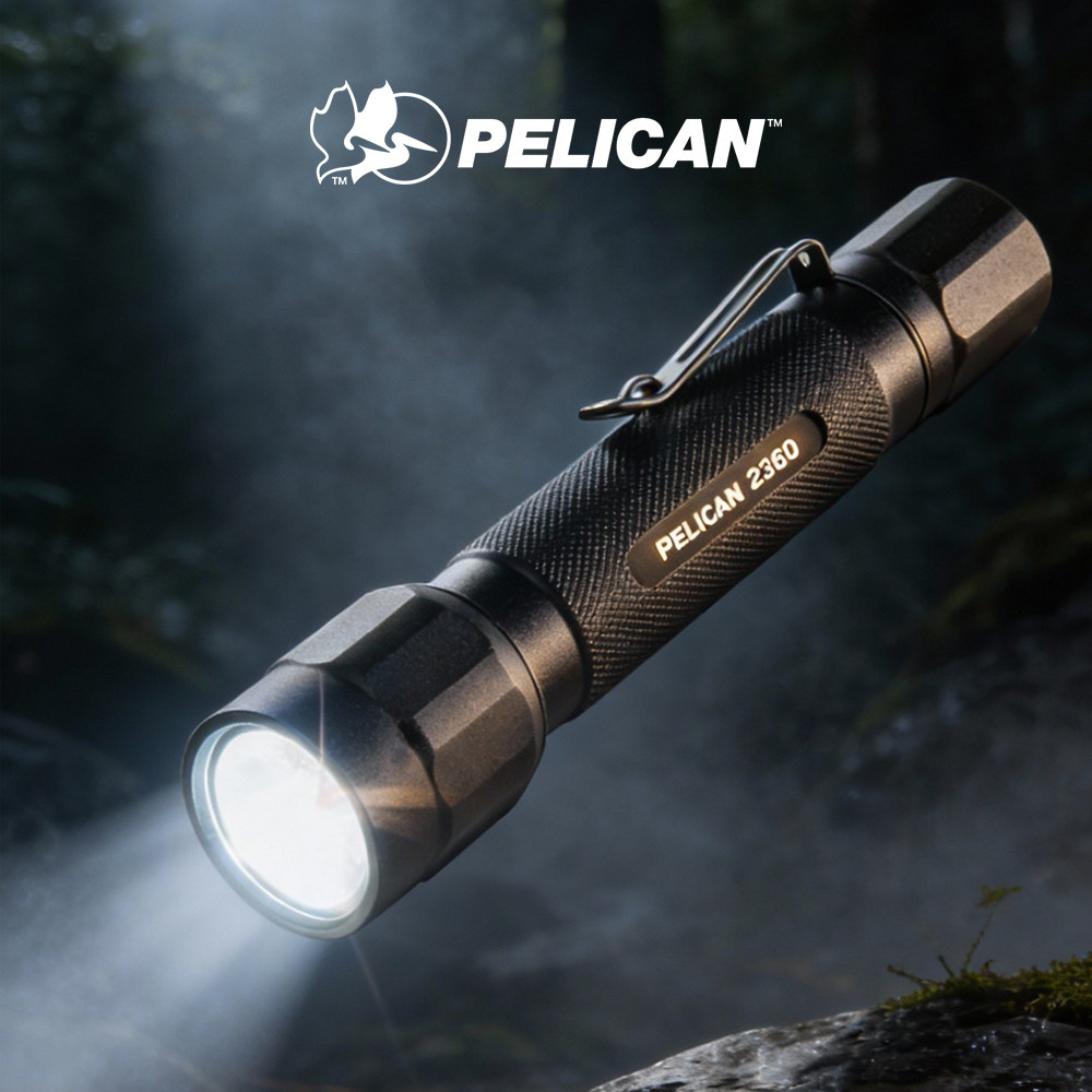 PELICAN派力肯2360夜爬登山强光超亮手电筒户外防水便携长续航灯