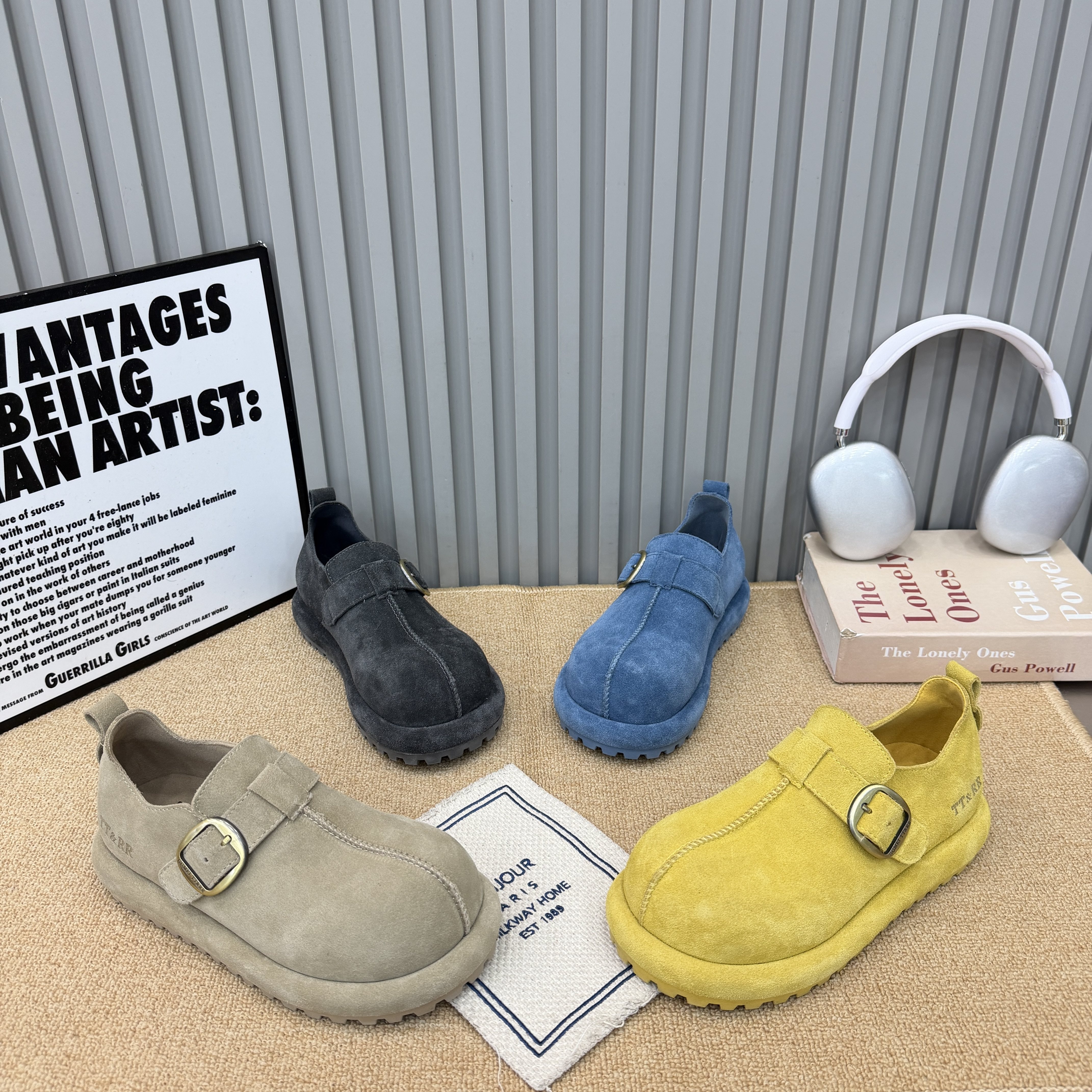 真皮厚底勃肯鞋女2026春季新款百搭休闲运动鞋增高系带舒适洋气潮,女鞋,时装靴,淘宝优惠券,粉丝福利购,淘宝优惠卷