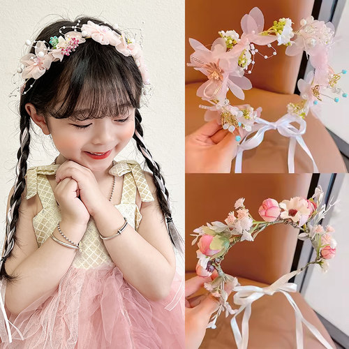 儿童花环头饰公主皇冠发饰