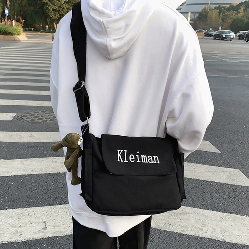 Tide, мужской тканевый японский ремешок для сумки, рюкзак для отдыха, вместительная и большая сумка через плечо, сумка на одно плечо