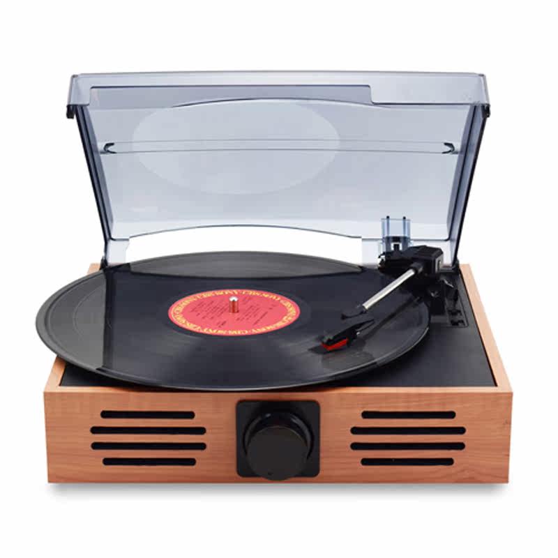 黑胶唱片机仿古老式留声机台式客厅家用收音蓝牙USB现代电唱机