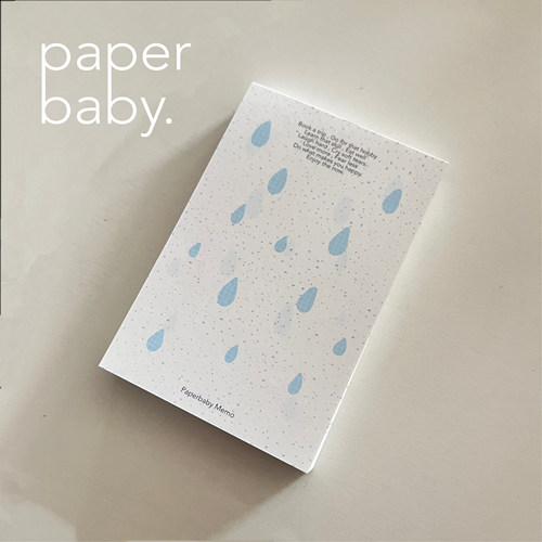 paperbaby 小雨滴 A7 便签内页 手帐素材