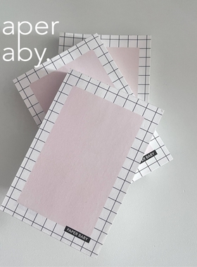 paperbaby 双面A7可撕便签本 手帐素材