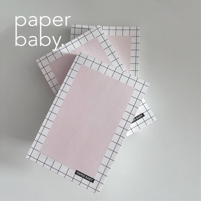 paperbaby 双面A7可撕便签本 手帐素材