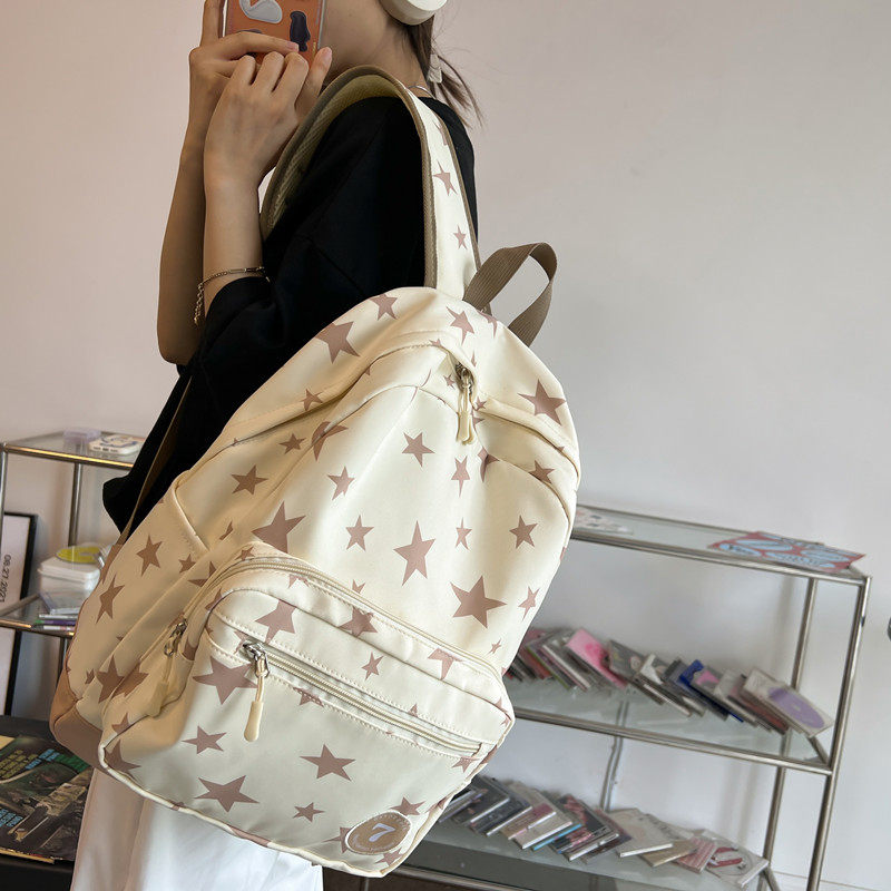 初中生书包女高中学生百搭原宿小学生韩系文艺背包女双肩包大容量