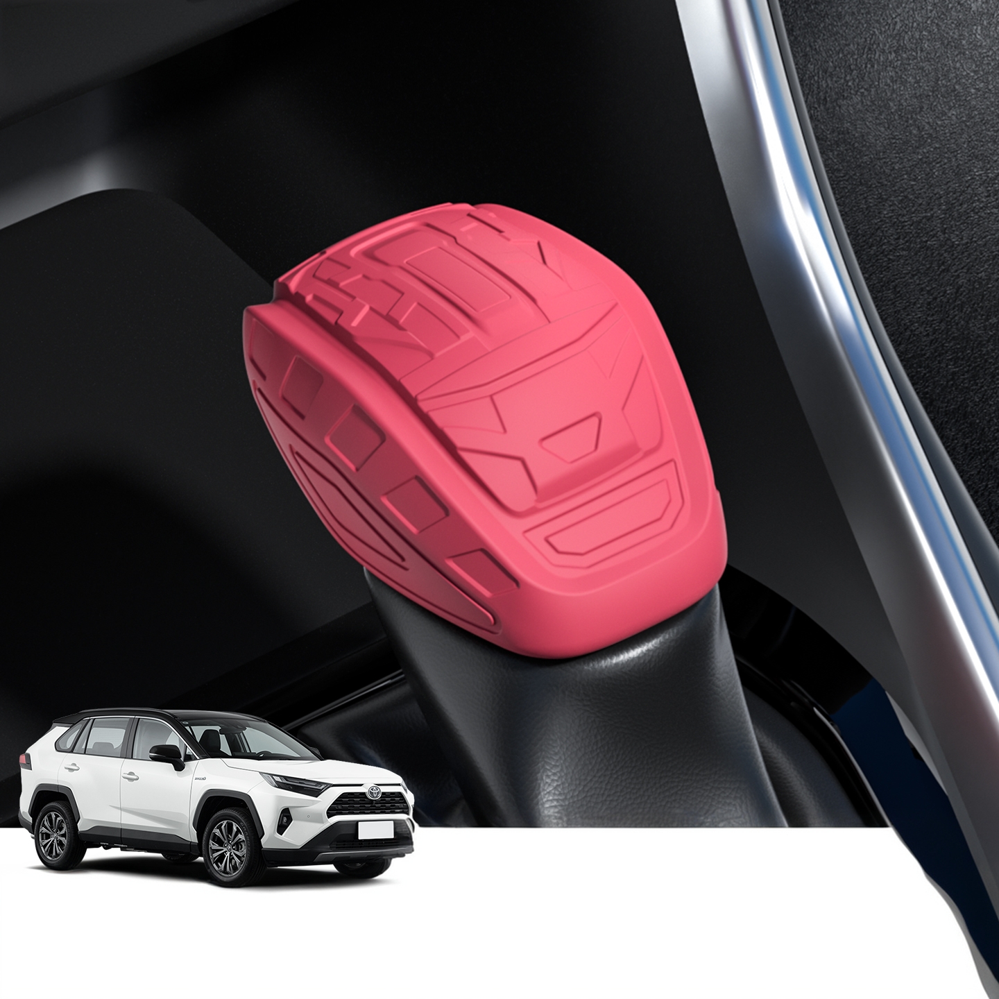 丰田荣放rav4汉兰达硅胶排挡头套