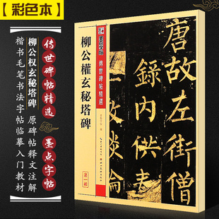 墨点 柳公权玄秘塔碑字帖 传世碑帖精选 楷书毛笔字帖入门练习初学者成人练字柳体书法作品楷书字帖硬笔临帖描红临摹