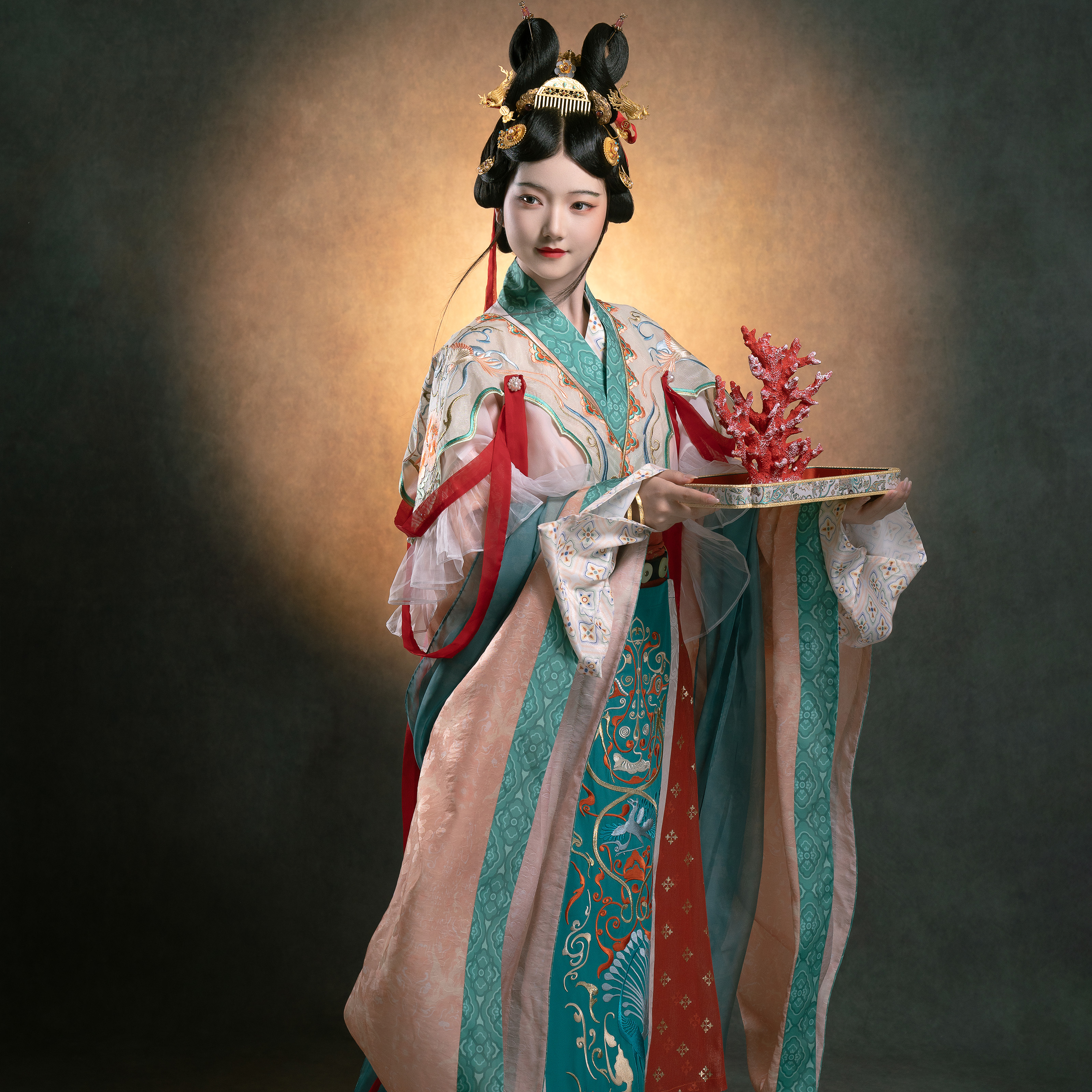 花朝记ｘ永乐宫联名款晋襦裙汉服