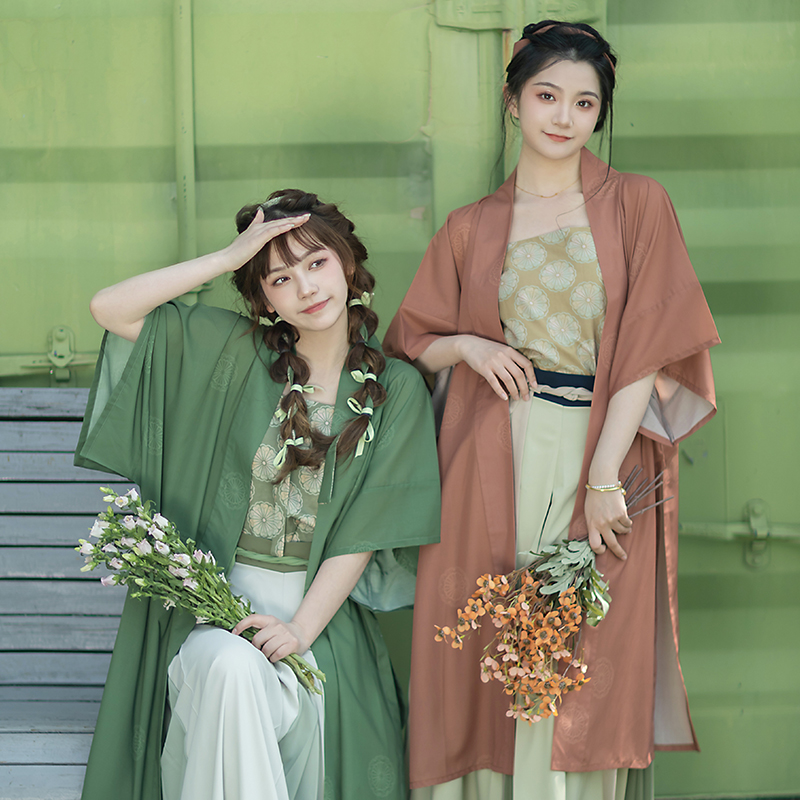 花朝记|城野派对|红豆饮和冬瓜饮|日常汉服|长干寺背心三裥裙