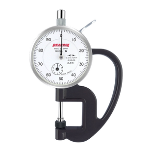 PEACOCK日本孔雀测厚规厚度计测厚仪厚度表皮革布料车衣厚度测量