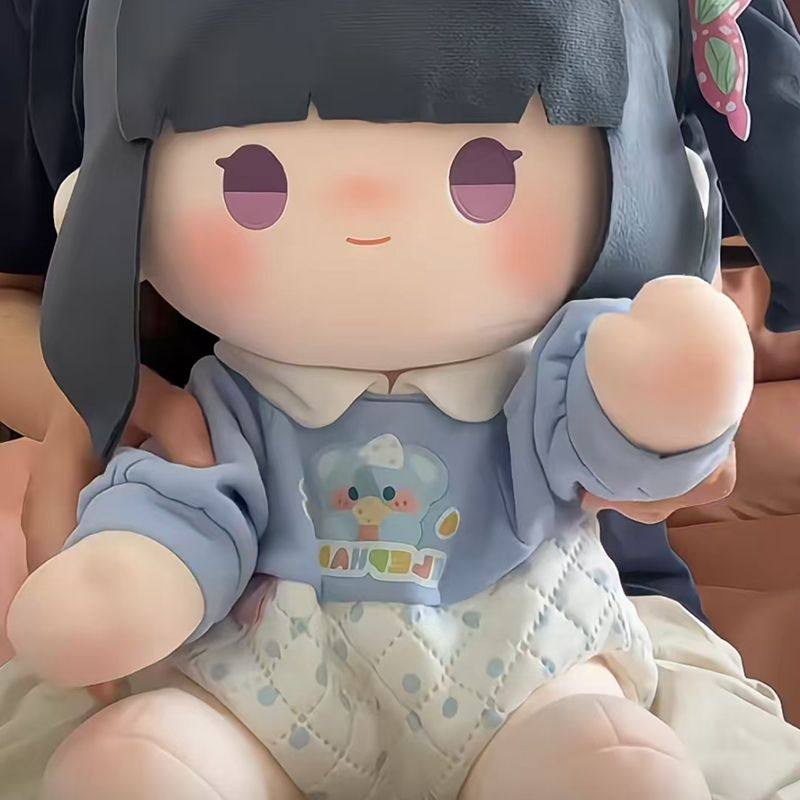 原创动漫鬼灭之刃同人动漫周边栗花落香奈乎属性40cm棉花娃娃玩偶