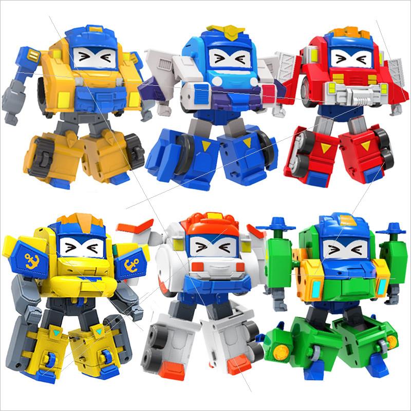 新品猪猪侠百变校巴之火星大冒险卟卟变形合体机器人玩具孩合体汽