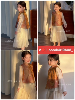 jamiya 2026年新款儿童连衣裙女童春秋宝宝单裙休闲时尚公主裙