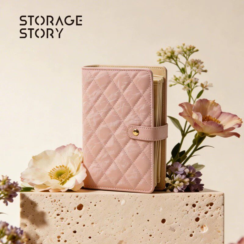 首饰收纳包便携黄金密封袋防氧化收纳册活页大容量精致皮革防尘随身项链戒指耳环珠宝旅行外出多层收纳袋神器