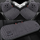 2025新款 毛绒保暖座椅套高级感卡通女士半包座垫座套 汽车坐垫冬季