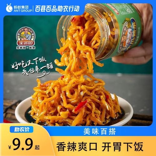 广西宝酱园木瓜丝酱菜开胃下饭菜
