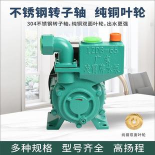 ZDK抽井水高扬程农田离心泵 广东凌霄1ZDB家用全自动自吸增压泵DB