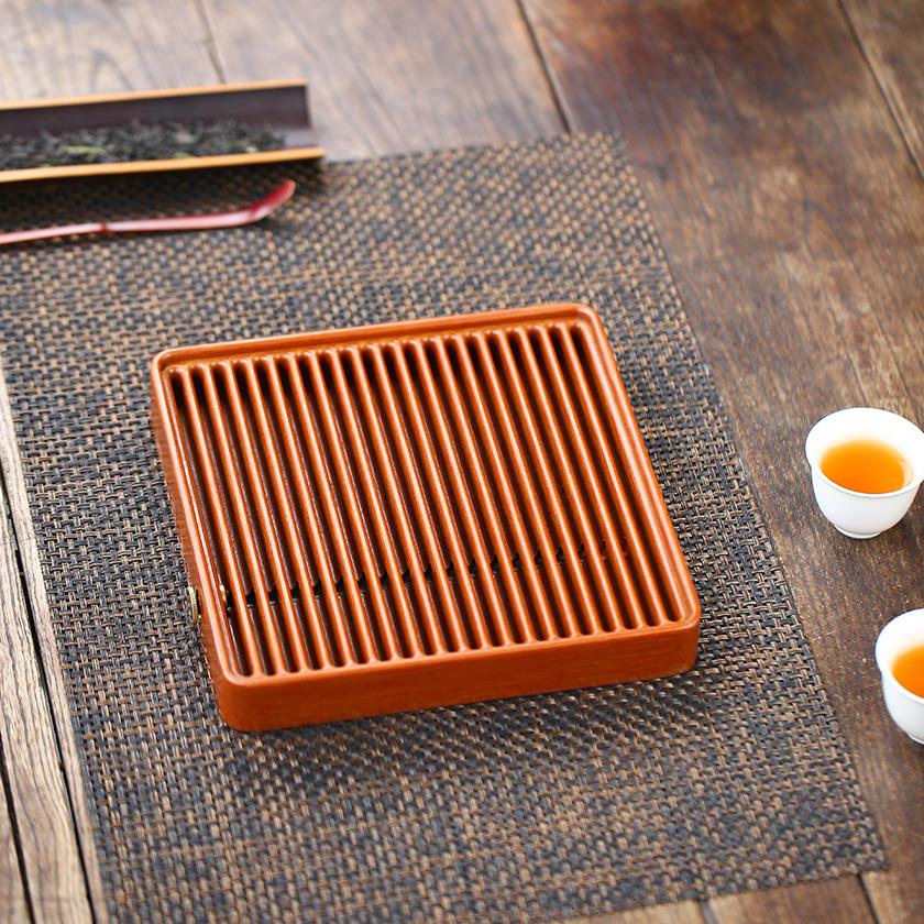 3cm小号电木茶盘家用无边壶承干泡台办公室户外便携迷你排水茶台