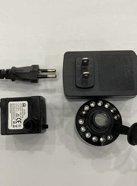 假山流水造景造雾器加湿雾化器鱼缸潜水泵循环水系抽水泵水景配件