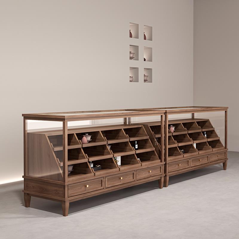 服装店中岛柜展示柜覆古鞋柜边柜童装店陈列柜女装店展示台收银台