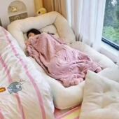 懒人沙发可躺可睡人类狗窝单人躺椅阳台榻榻米2025新款 卧室小沙发