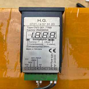（芙芙商铺）数字显示器DV3.001.766B装备注浆压力显示推进